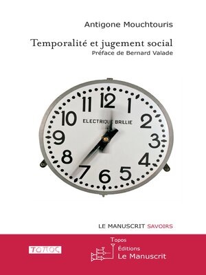 cover image of Temporalité et jugement social